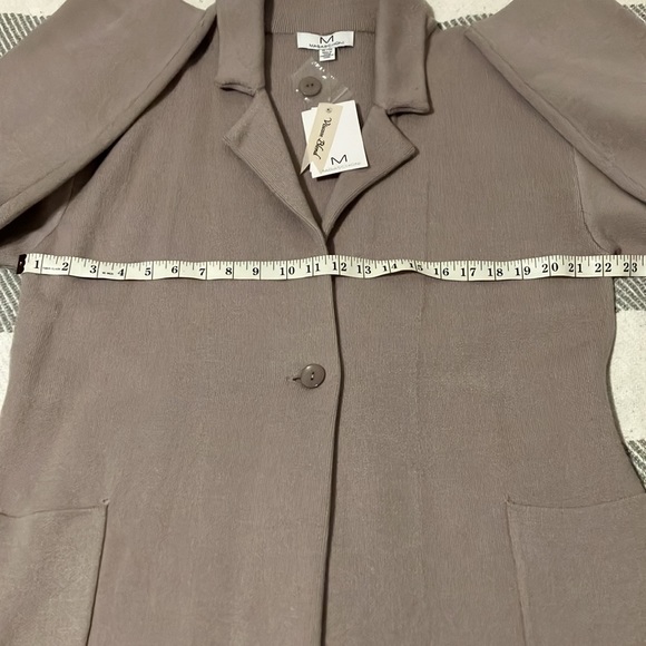 Magaschoni coat size XL taupe color - Picture 13 of 13